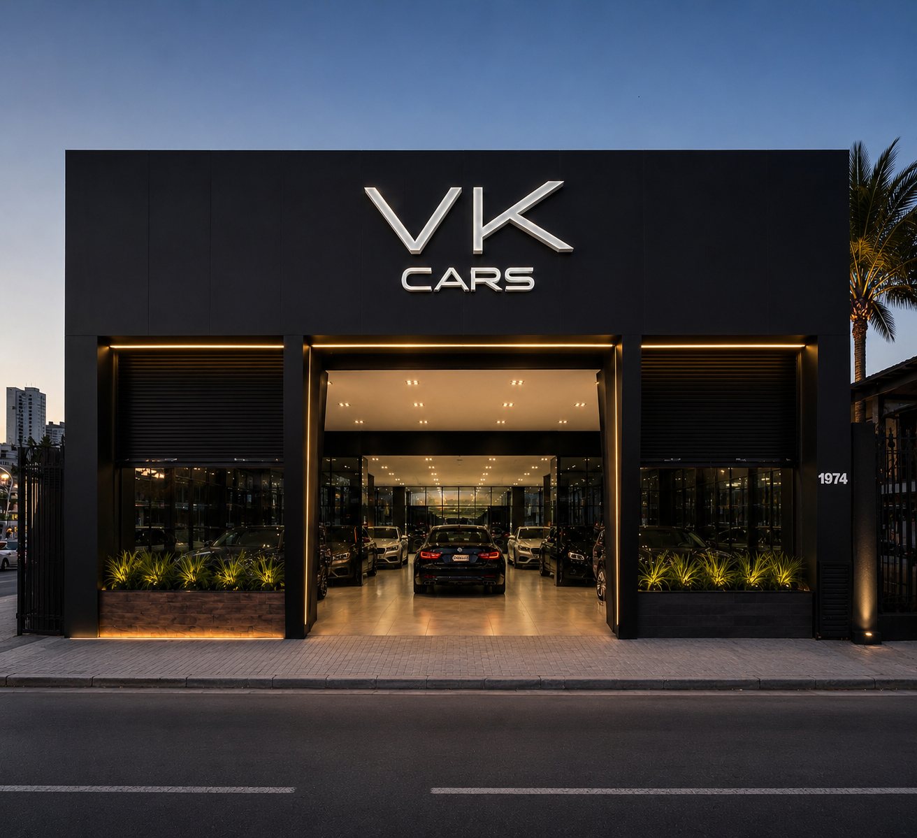 Fachada da Vk Cars